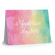 Rainbow Watercolor Folded Note Cards Image 3 of 3